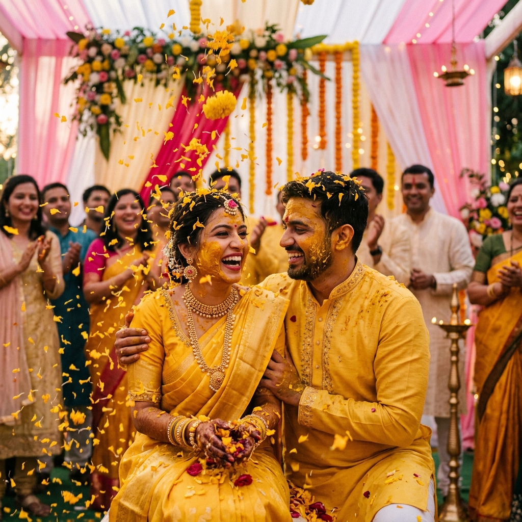 Joyful Haldi Vows - Shaadi Gram Reel